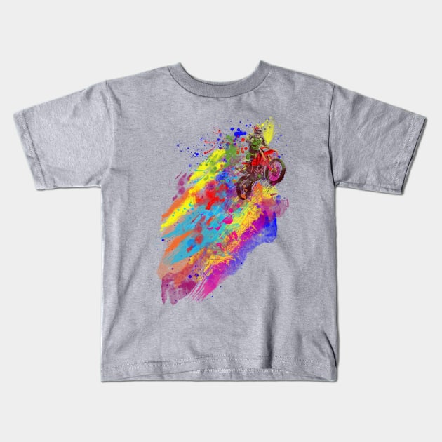 Rainbow Trail Kids T-Shirt by kookylove